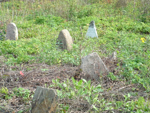Memorial at mass grave site in Vishnive cemetery, September 2005